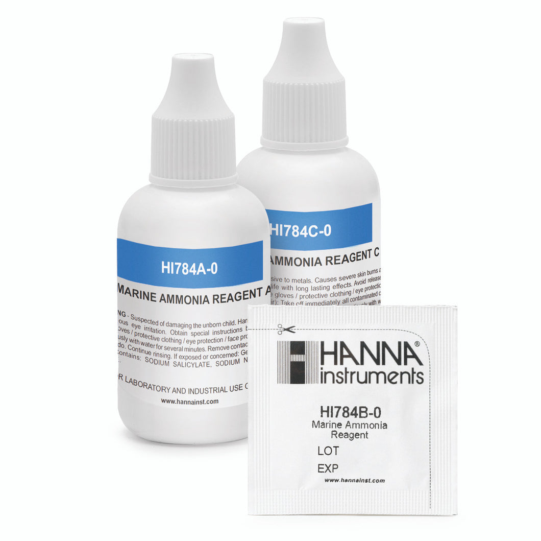 Hanna Instruments HI784-25 - Marine Ammonia Checker® Reagents (25 Tests)