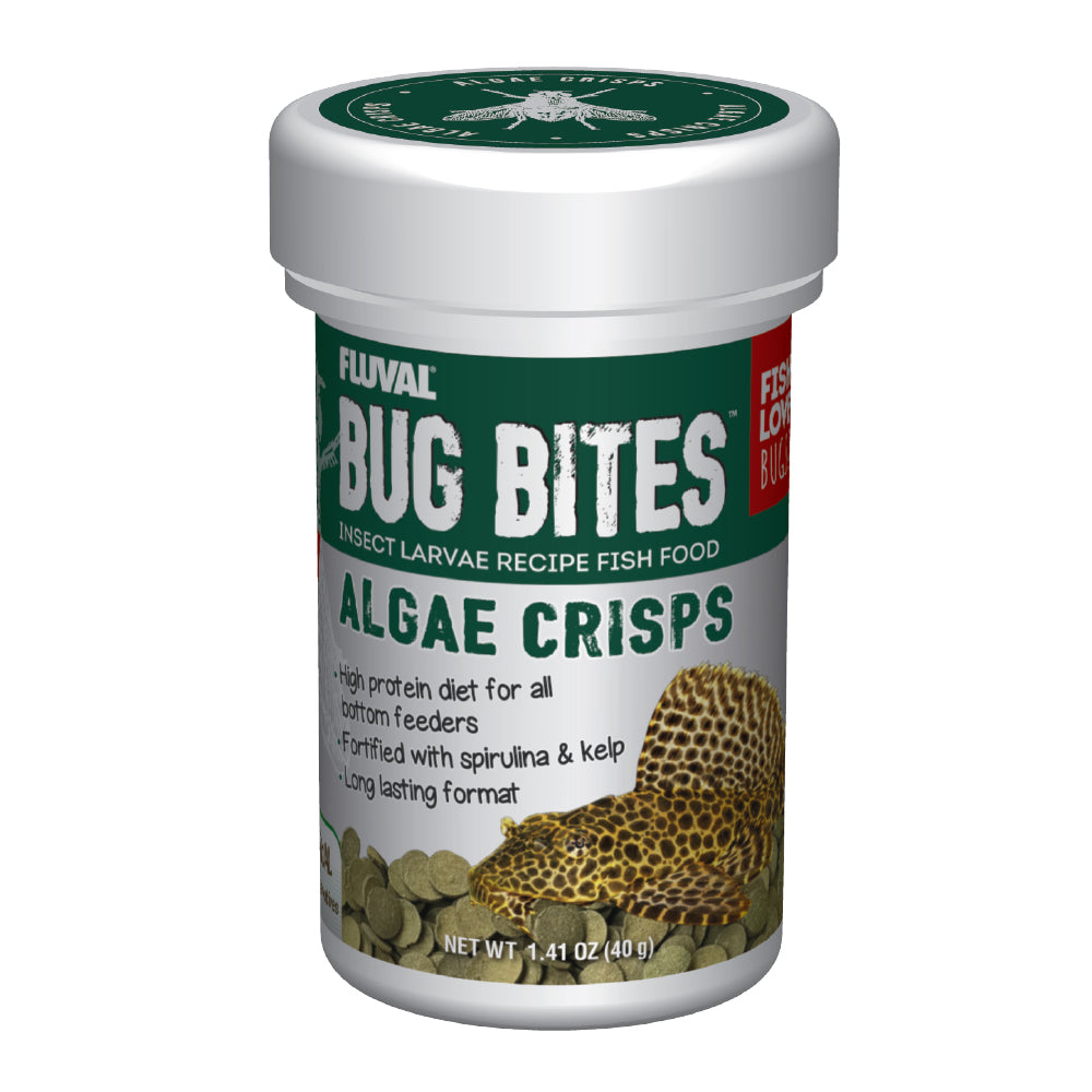Fluval Bug Bites Algae Crisps 40g (1.41 oz)