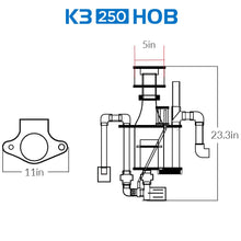 Load image into Gallery viewer, IceCap K3 250HOB Hang On Back Protein Skimmer