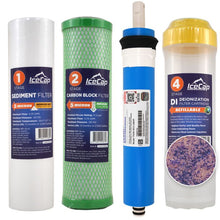 Load image into Gallery viewer, IceCap 4-Stage 100gpd Reverse Osmosis Water Filtration System