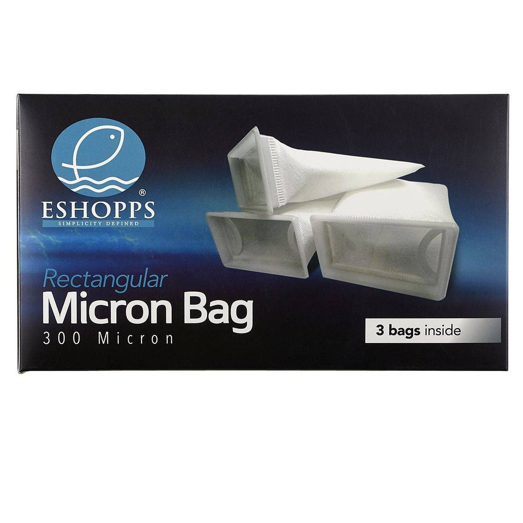 Eshopps Rectangle 300 Micron Filter Socks (3-pack)