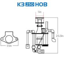 Load image into Gallery viewer, IceCap K3 250HOB Hang On Back Protein Skimmer
