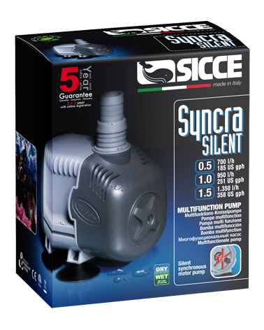 Sicce Syncra Silent 0.5 Pump (185 GPH)